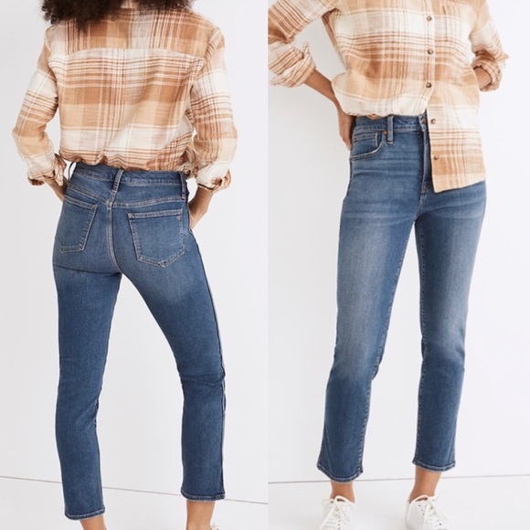 Madewell Denim - Madewell Stovepipe Jeans Ultra High Rise in Blue, Size 28